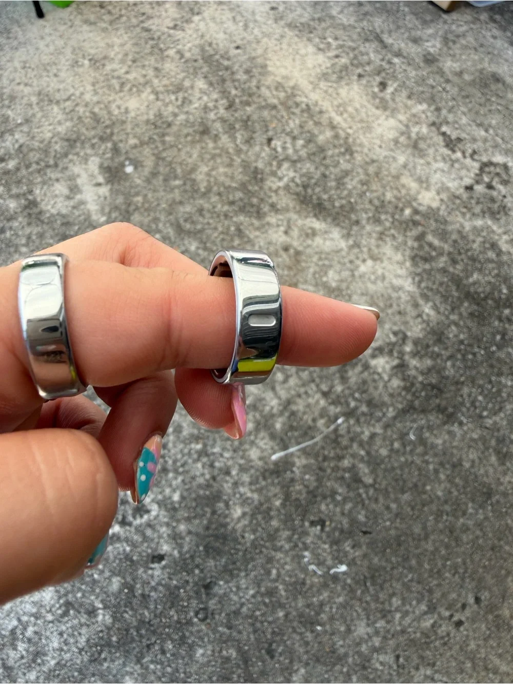 Oura Silver Reflective Smart Ring